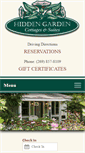 Mobile Screenshot of hiddengardencottages.com